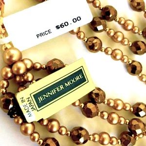 Jennifer Moore Faux Pearl Bead Necklace